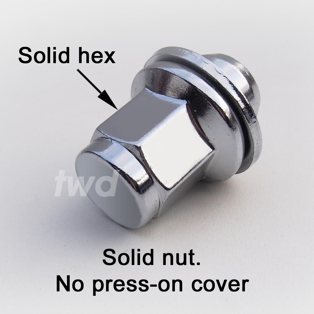 20x ALLOY WHEEL NUTS JAGUAR XF XFR XE (M12X1.5) CHROME LUG BOLT STUD