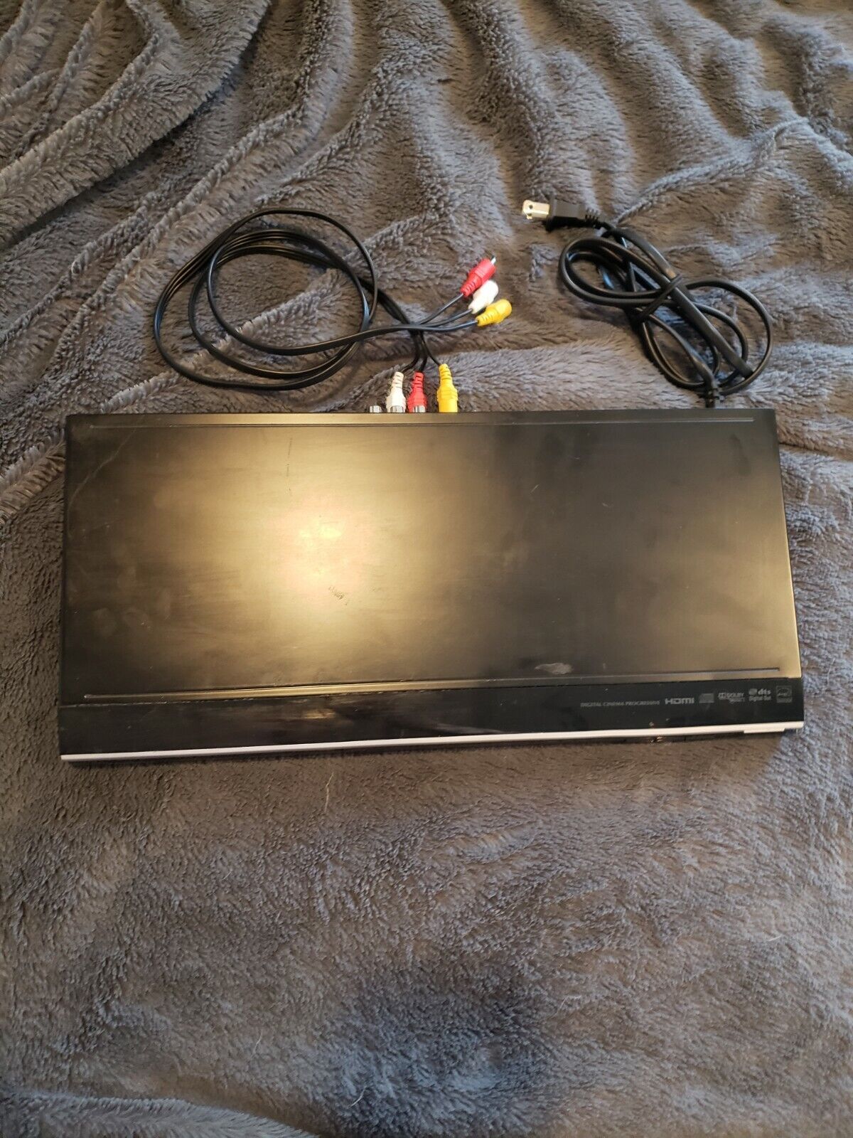 Toshiba DVD player w/ normal wear and tear. No remote.