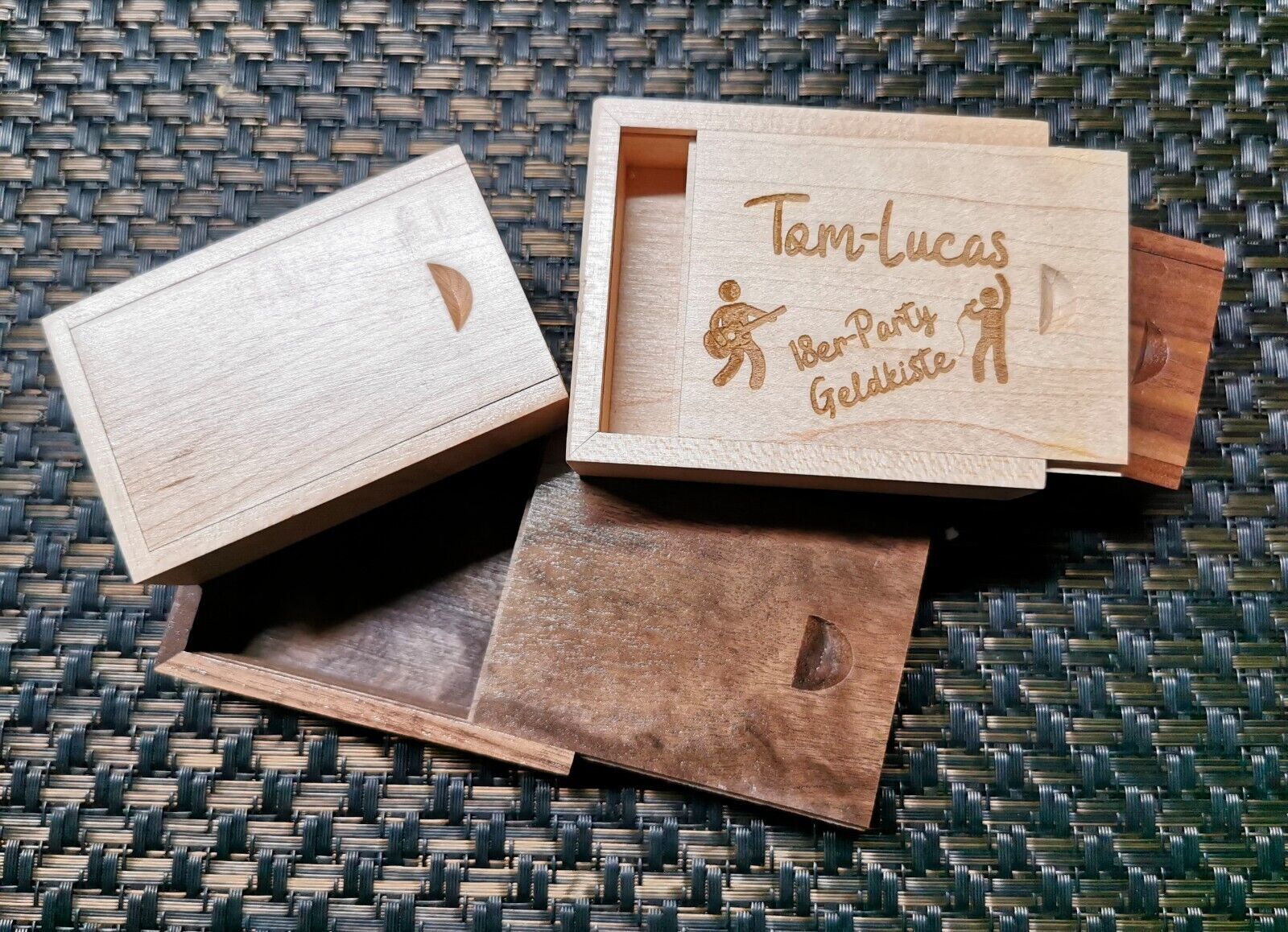 Holz Box Geschenkbox Hochzeit Geldgeschenk Geburtstag Gravur Geld Geschenk