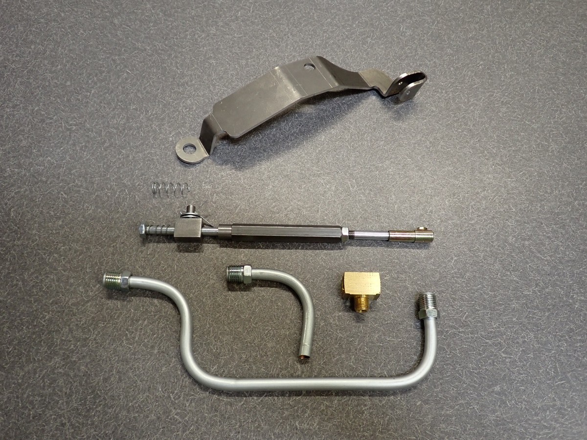 65 66 Buick Nailhead Dual Quad Linkage Fuel Lines Kick Down