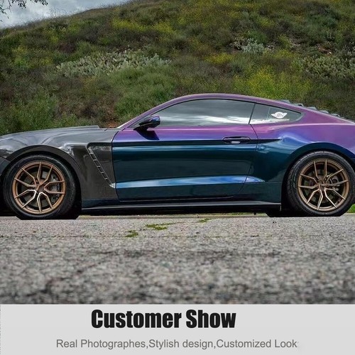 Fit For Ford Mustang 2018-2023 Real Carbon Fiber Exterior Side Front Fender Vent - Picture 10 of 12