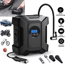 Car Air Tire Pump Inflator Compressor Digital Electric Auto Portable 150PSI 12V