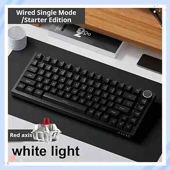 JIMITU X Ajazz Ak820 kabelgebundene mechanische Tastatur Multifunktion