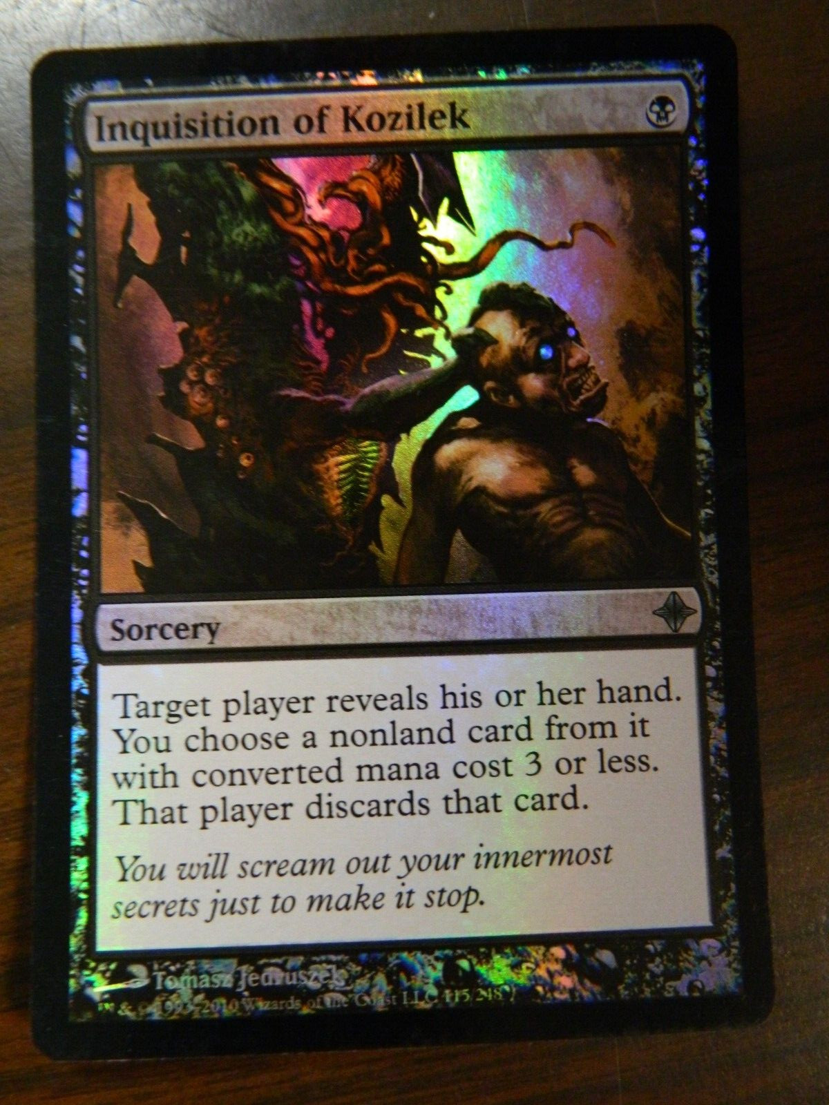 MTG FOIL Inquisition of Kozilek Rise of the Eldrazi Excellent - NM Condition