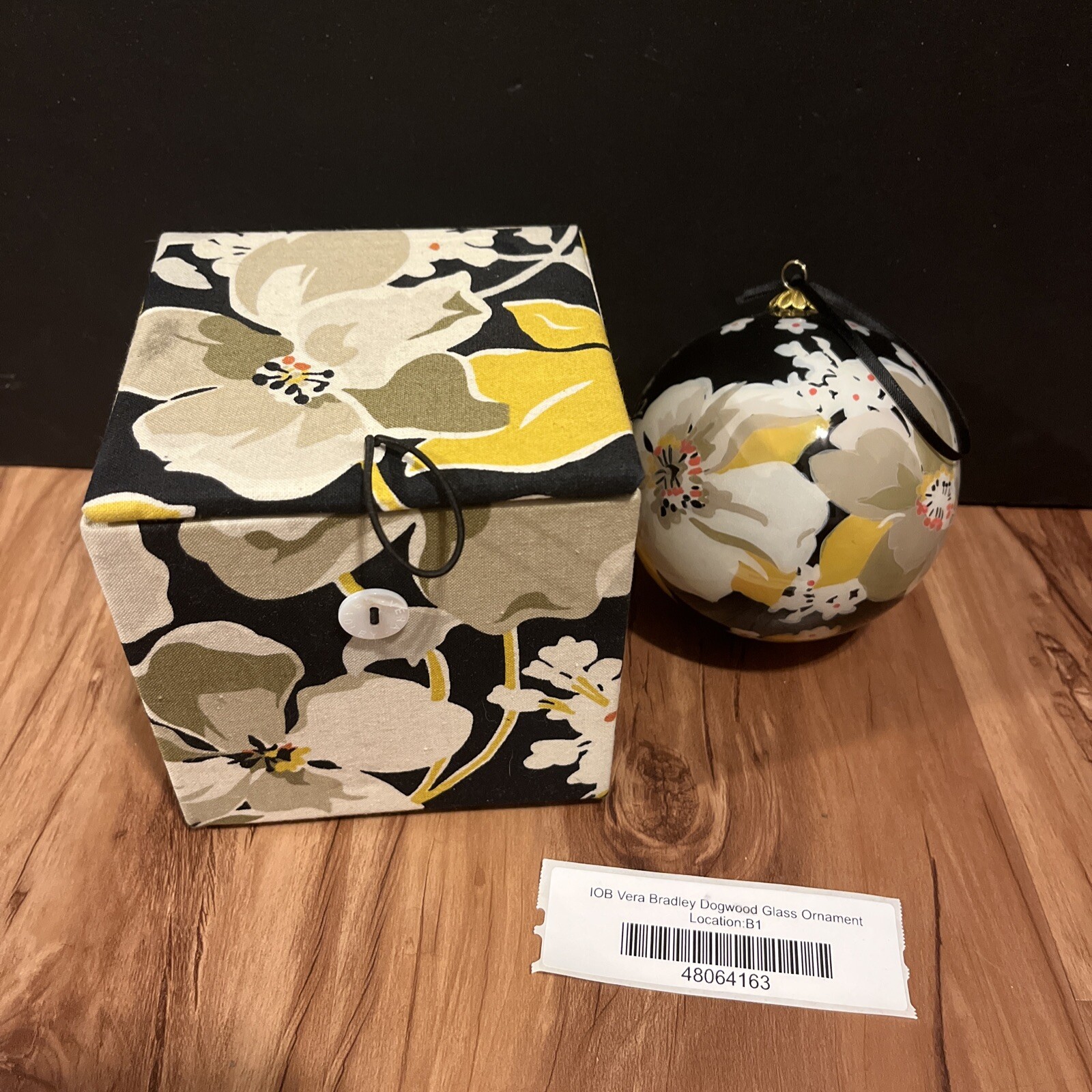 Vera Bradley Christmas Ornament Dogwood 2012 eBay