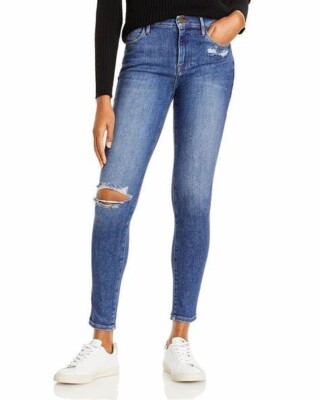 Frame Denim Le High Skinny Jeans In Saxon Size:26