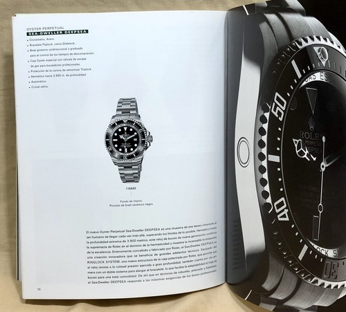ROLEX Catalogue 2009 Spanish Español Explorer II Submariner Daytona Deepsea GMT/ - Picture 8 of 12