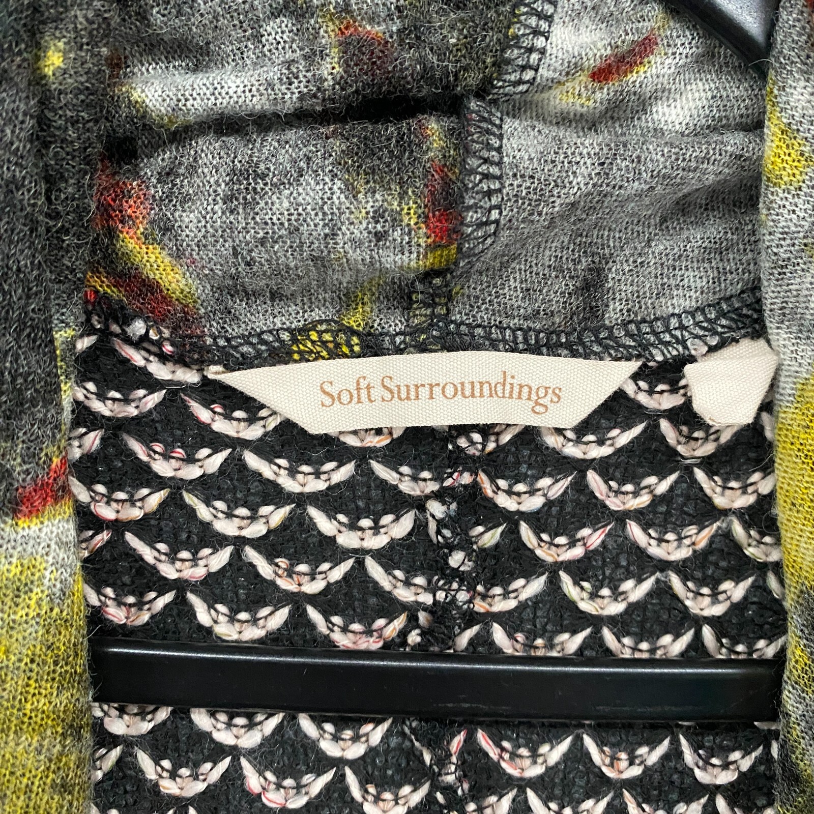 Soft Surroundings Cadigan Large Patchwork Open Fr… - image 5