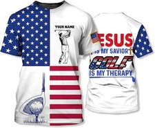 Personalized Golf Tees - Custom Shirts Design Your Own, 3D Shirts for Men, Golf