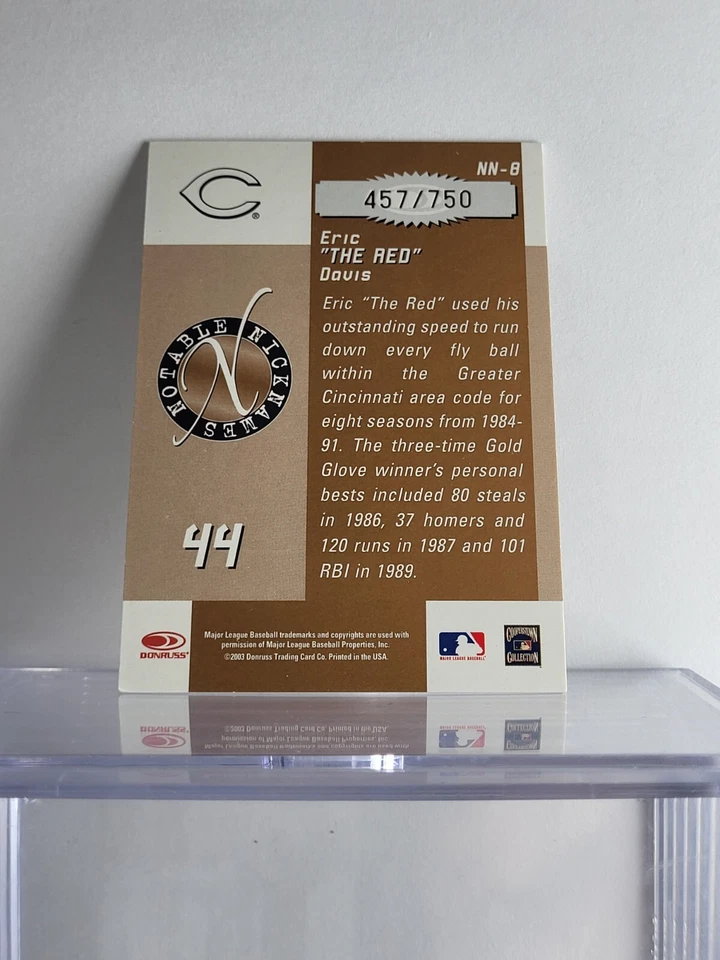 2003 Donruss Signature Series Notable Nicknames /750 Duke Snider #NN-7 HOF - Image 2 of 2