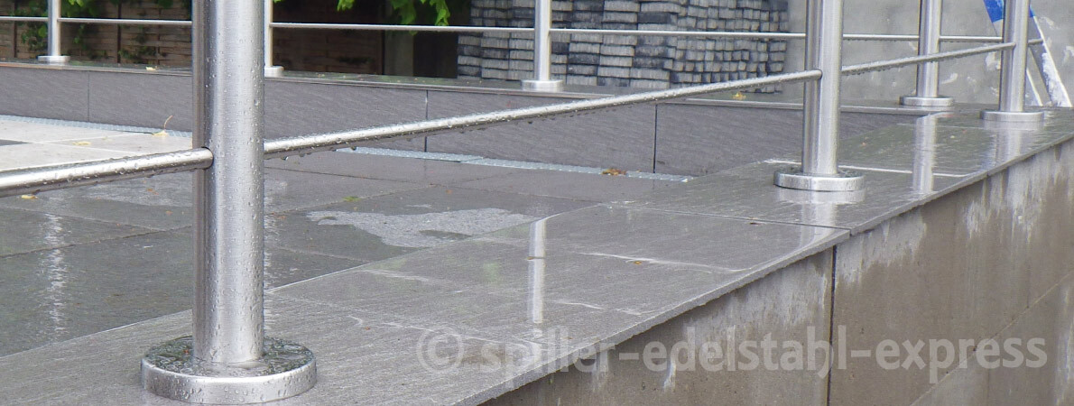 Produktbild von Edelstahl Geländer Sellon24 - Geländerbauteile - Edelstahl Abdeckrosette 103 Mm Für Pfosten 48