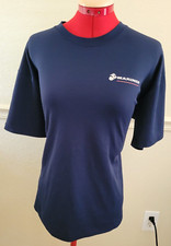 U.S. Marines Military Logo Mesh Short-Sleeve Stretch Athletic T-Shirt L USA Made