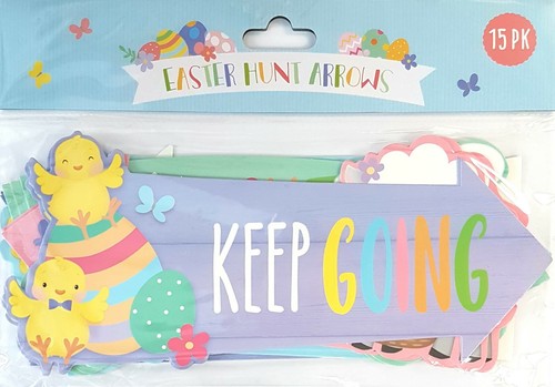 EASTER EGG HUNT Trail Arrows Bunny Feet Set Chocolate Medals Rabbit Game Kid🐰 - Picture 15 of 31