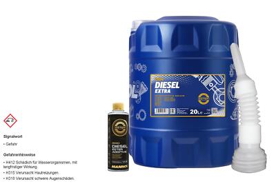 20L MANNOL DIESEL EXTRA 10W-40 + Ester Additive & Auslaufrohr