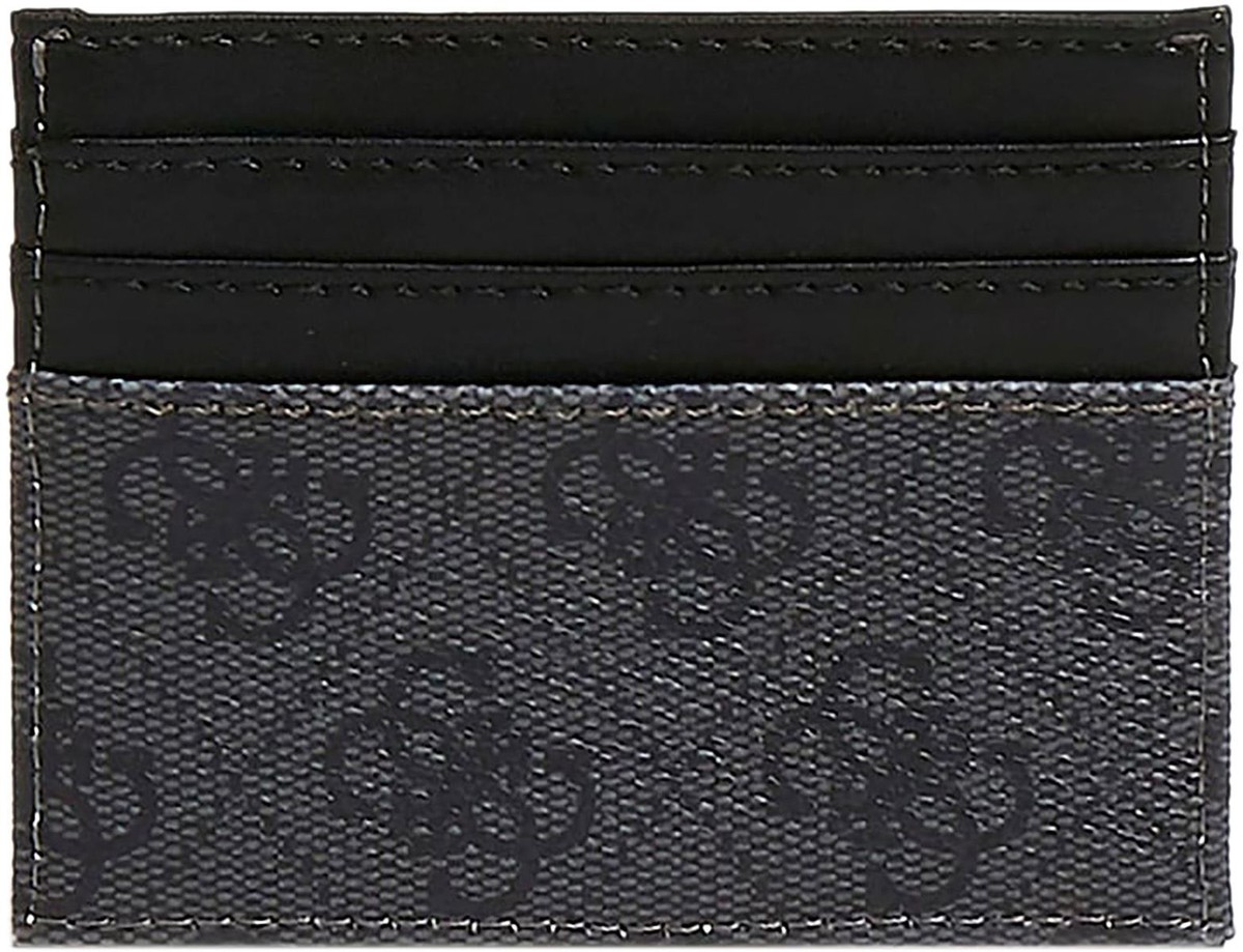 Guess Vezzola Mens Smart Credit Card Holder In Black Multi