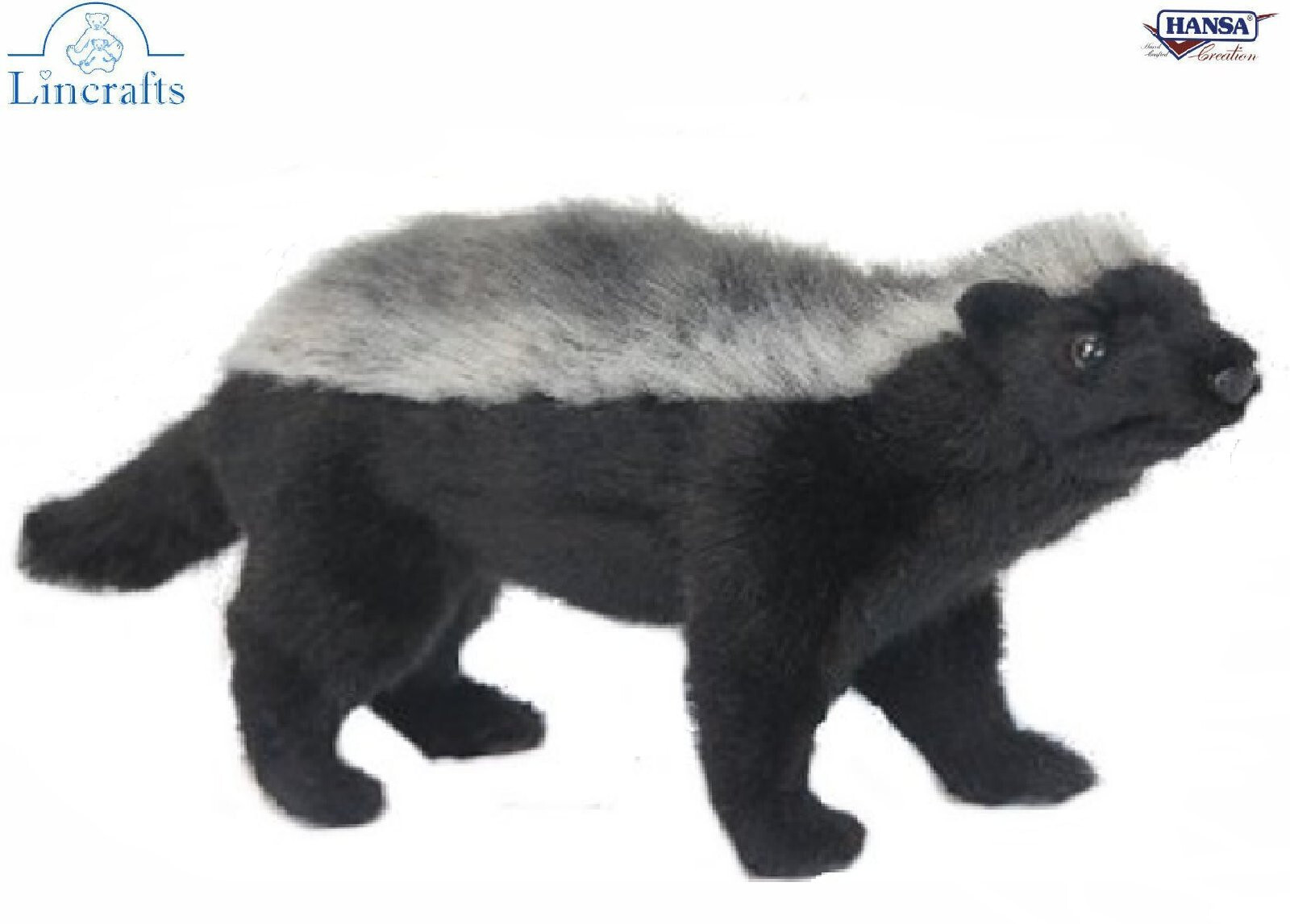 Ratel 6218  Plush Soft Toy by Hansa -Brand New - Lincrafts UK Est 1993