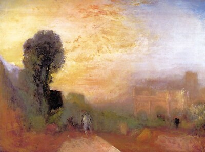 Arch of Constantine, Rome by Joseph Mallord Turner Giclee Repro on Canvas