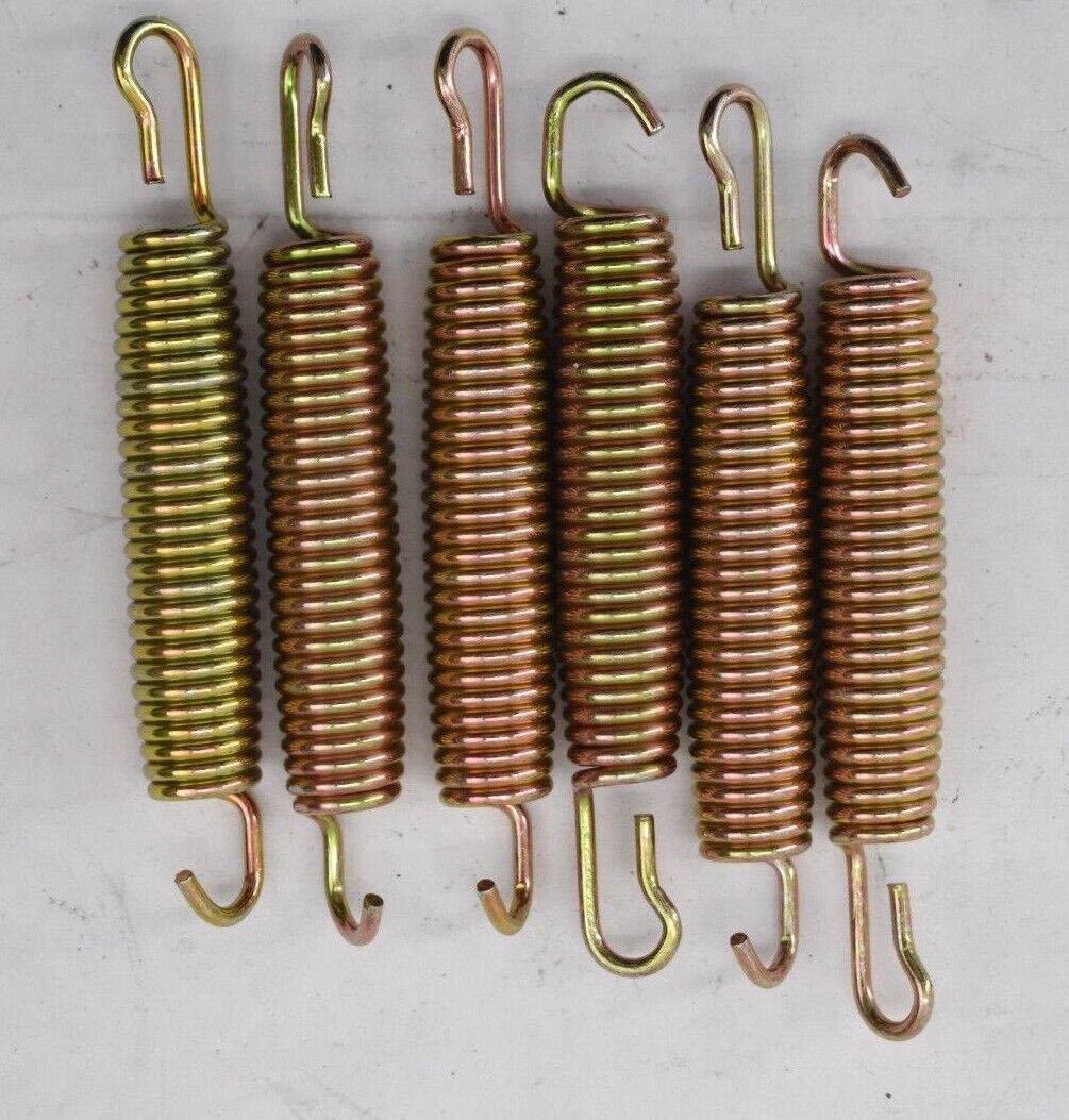 Gold Extension Spring Lot of 6 5.5