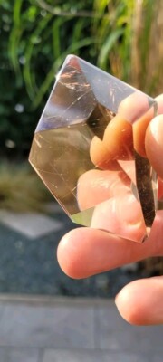 Rauchquarz,  Rauchquarz Freeform, AAA+ QUALITÄT, poliert Brasilien / 69g