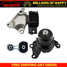Fits 2016-2020 Honda HR-V 1.8L AWD AUTO CVT Engine Motor&Transmission Mount 3pc