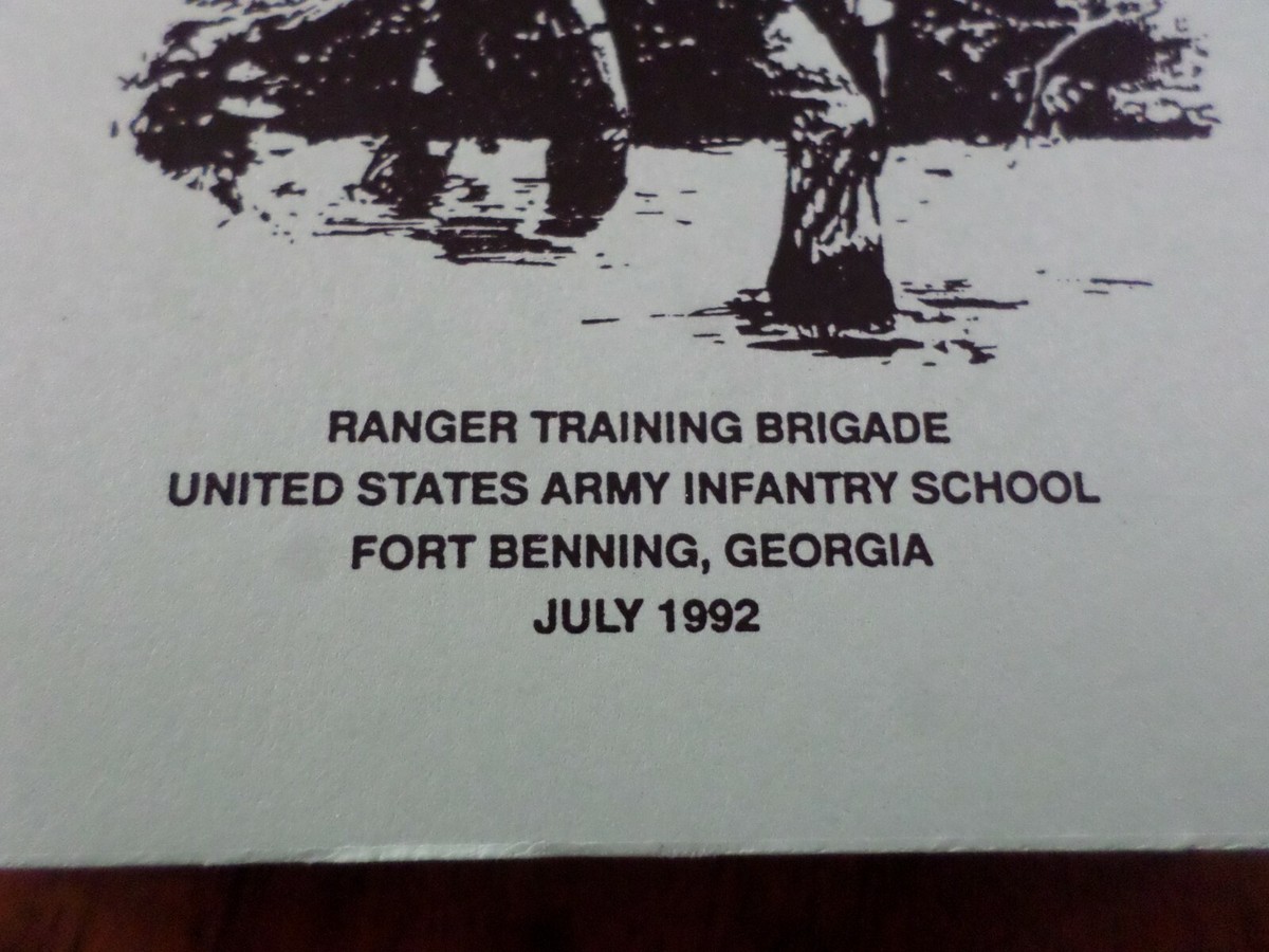 U.S ARMY RANGER HANDBOOK TRAINING BOOK MILITARY RANGER U.S ARMY RANGER HANDBOOK TRAINING BOOK MILITARY RANGER