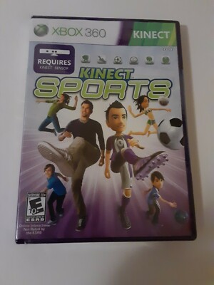 Brand NEW Kinect Sports Xbox 360 Game Factory Sealed With Y Fold Super RaRe