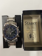 stauer blue stone chronograph