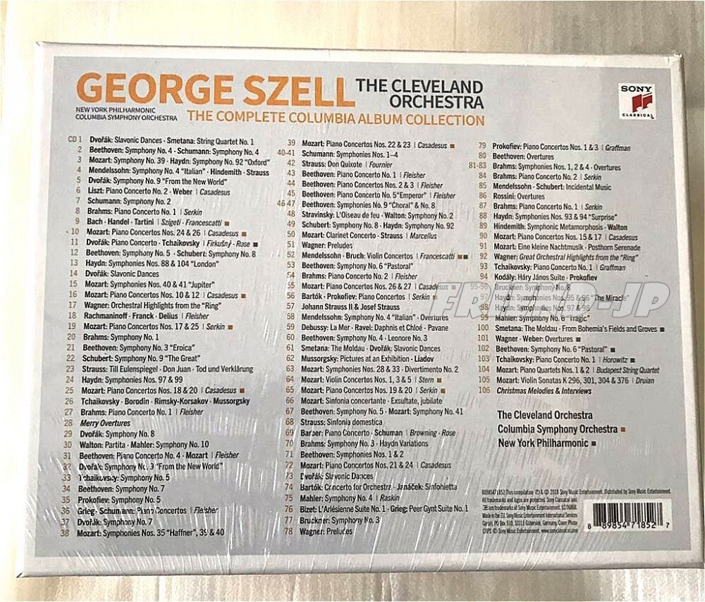 George Szell The Complete Columbia Album Collection 106discs Sony