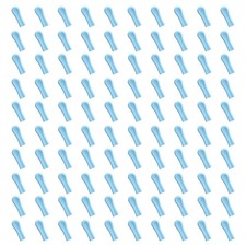 Ear Wax Removal Replacement Tips for Camera, 100 Pieces Light Blue