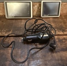 Garmin nuvi GPS Navigation Bundle of 2 Units w/ Car Charger Tested Working