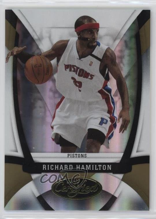 2009-10 Certified Mirror Gold /25 Richard Hamilton #114 4f5