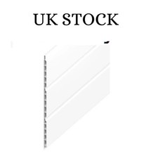 Hollow Soffit White UPVC Cladding - 300mm9MM x 1.2M.
