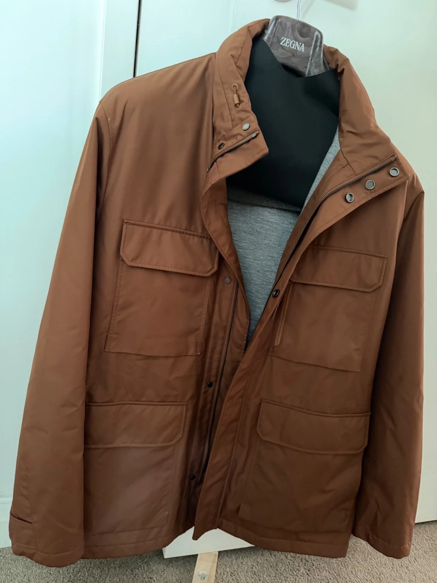 Ermenegildo Zegna Coats, Jackets & Vests Leather Outer Shell for