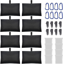 8 Packs Boat Cover Sand Bags Weights Marine Grade Sandbags for Boat Mooring Cove