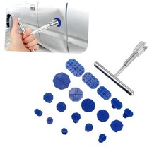 19 PCS Car Dent Repair Puller Kit, Paint-free Hail Damage Fix, T-shape Puller