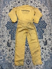 Vintage Toyota TRD Script Mechanic Coverall Dirty Oil Size M