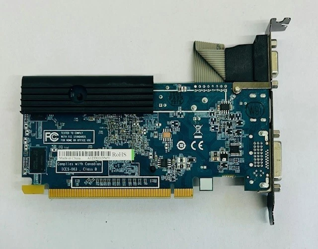 1GB Sapphire AMD Radeon HD5450 DDR3 DVI / VGA / HDMI PCI-e Graphics Video Card - Image 2 of 4