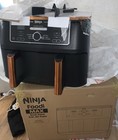 Ninja Foodi Max Dual Basket Air Fryer 9.5L  AF400UK  in Black & Copper Gold G