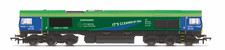 Hornby R30151 GBRf HS2 Class 66 Co-Co 66796 The Green Progressor - Era 11 OO Gau