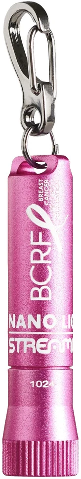 Streamlight BCRF Nano Light® II Linterna LED Miniatura De Llavero Rosa 73022 - Imagen 4 de 4