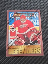 Chris Osgood 1996 Topps Finest Hockey Defenders Redwings #159 