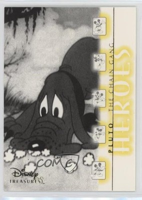 2003 Entertainment Disney Treasures 1 (Mickey Mouse) Heroes Pluto #59 1i9m