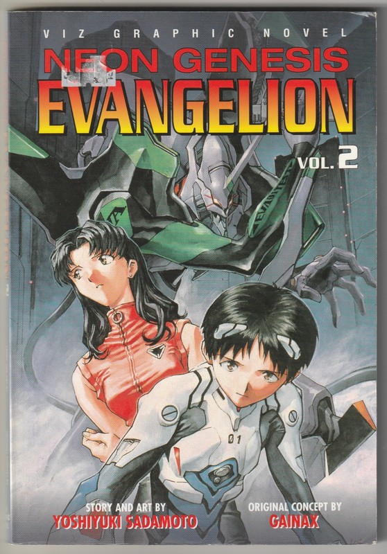 ✪ NEON GENESIS EVANGELION Vol.2, Viz 2000 US MANGA PAPERBACK Z1-