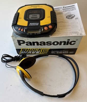 Panasonic SL‑SW405 Portable CD Player XBS Shock Wave Anti‑Shock
