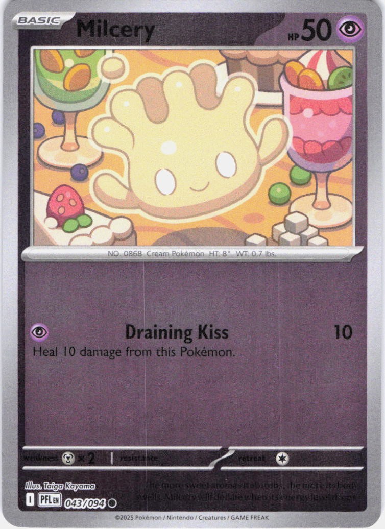 Milcery Common ME02: Phantasmal Flames 043/094 NM