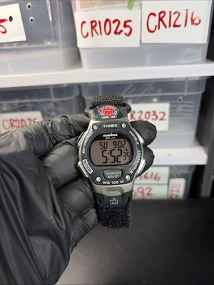  Timex Ironman Traditional 30-Lap Digital Gents Fast Wrap Watch New Batt