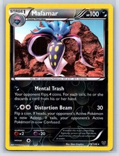 Malamar 76/146 Rare XY Base Set Pokemon Reverse Holo Moderately Played