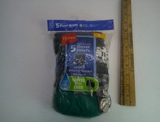 Hanes Boys Boxer Briefs 5-Pack Comfort Flex Waistband sz lg