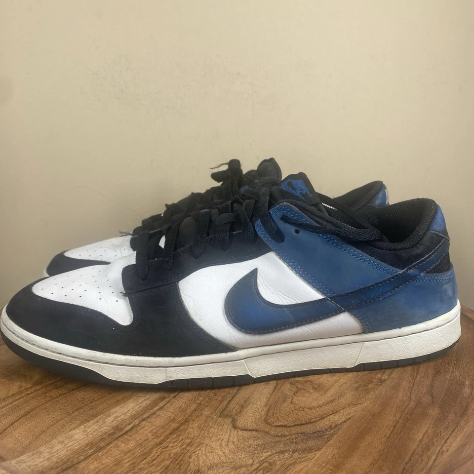 Nike Dunk Bajo Aerógrafo Industrial Azul Para Hombre Azul Negro Talla 13 Zapatos FD6923-100 Foto 2 de 4