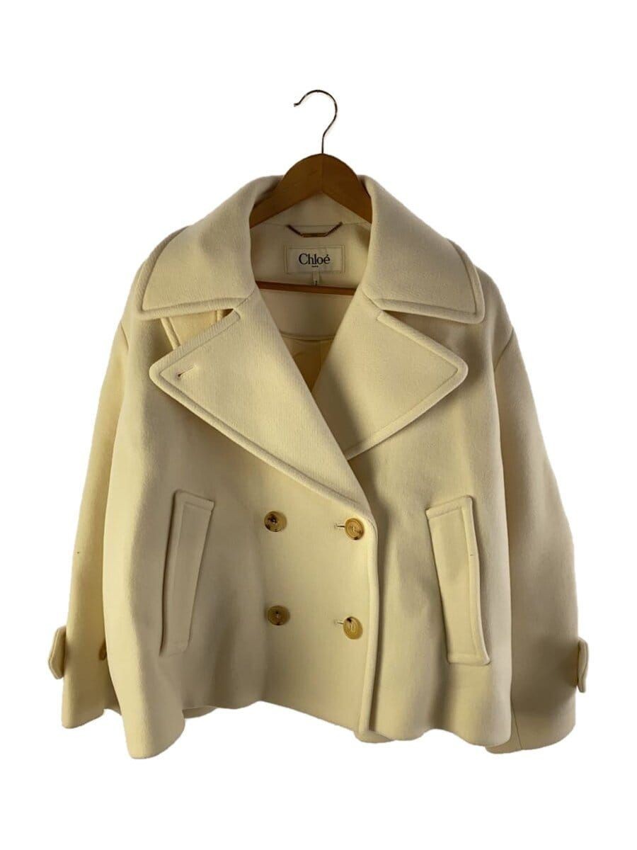 ALTRA Cappotto corto oversize Chloe Other 25SS 34 lana panna tinta unita